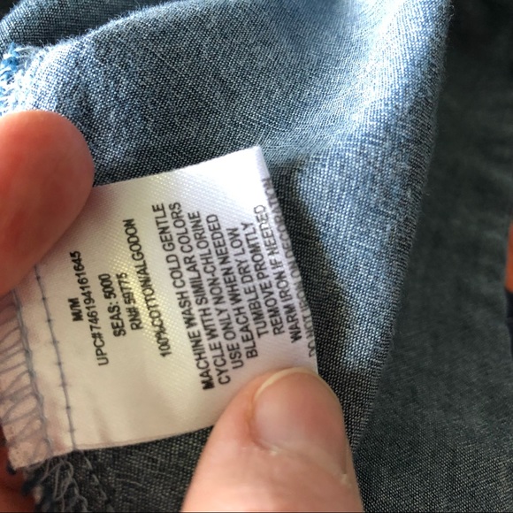 ❤️3X20 DREAM OUT LOUD CHAMBRAY LADIES TOP/ M - Picture 10 of 12